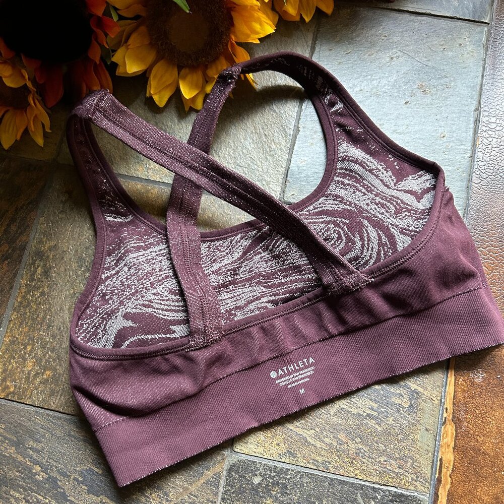Athleta Criss-Cross Exercise Bra Top (NWOT) - Picture 3 of 6
